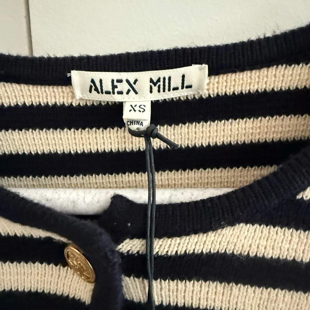 Alex Mill NWT Paris Sweater Jacket XS - Picture 3 of 6